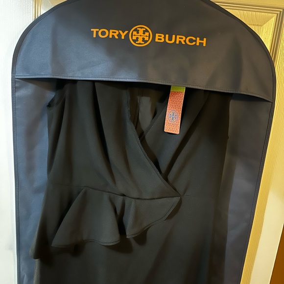 Tory Burch ❤️ Brooklyn Black Dress-Size 12 ~NEW w/Tory Burch Travel Garment Bag. - Picture 11 of 12